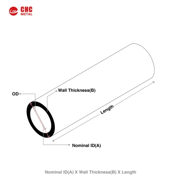 Stainless Steel Polished Pipe Drawing