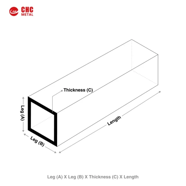 Stainless Steel Square Tube Drawing